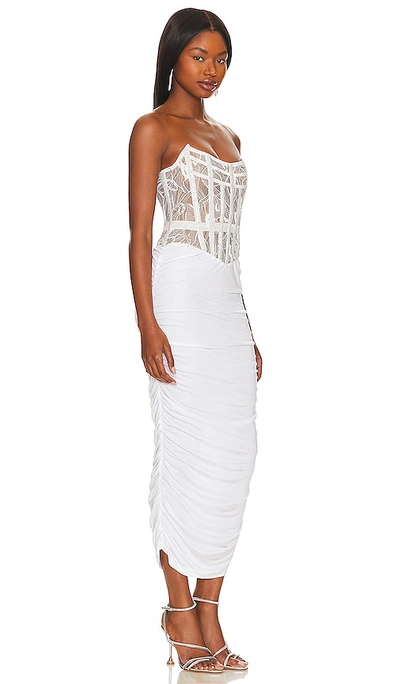 Shop Retroféte Fae Dress In White