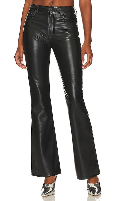 Shop Citizens Of Humanity Recycled Leather Lilah Pant In Black