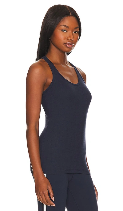 Splits59 Ribbed Ashby Tank Top In Navy