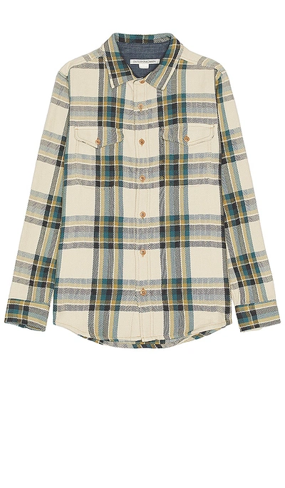 Shop Outerknown Blanket Shirt In Cream