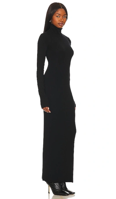 Shop Cotton Citizen Verona Turtleneck Maxi Dress In Black