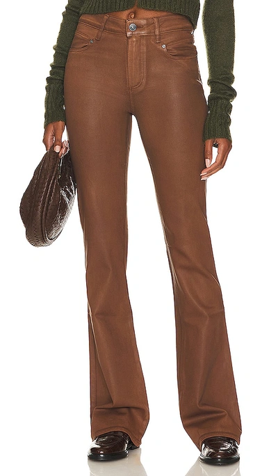 Shop Paige High Rise Laurel Canyon In Brown