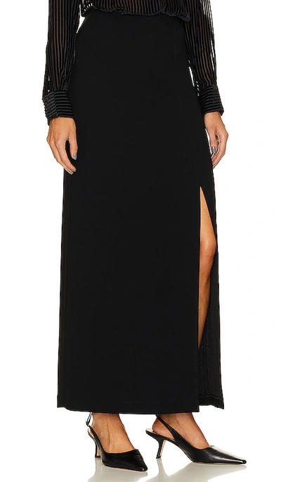 Rag & Bone Black Ilana Maxi Skirt In Black