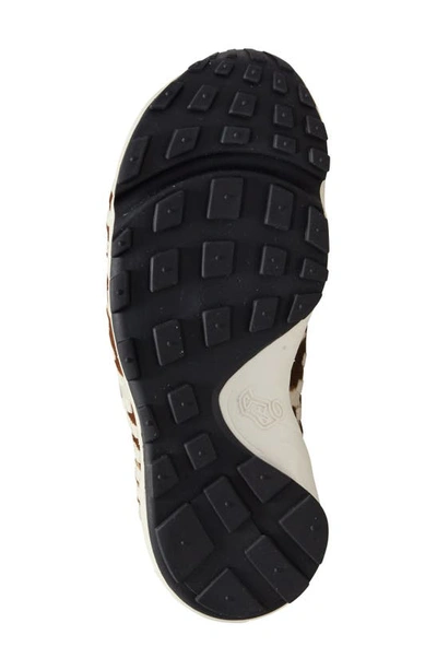 Shop Nike Air Footscape Woven Genuine Calf Hair Sneaker In Sail/ Sail/ Black