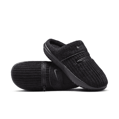 Shop Nike Women's Burrow Slippers In Black
