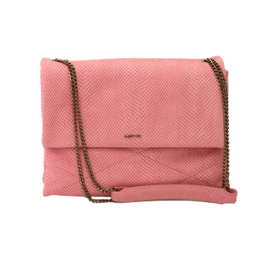 Shop Lanvin Medium Chain Sugar Bag In Pink