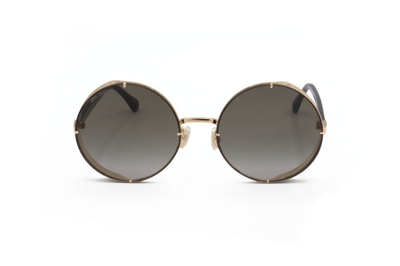 Shop Jimmy Choo Eyewear Lilo Round Frame Sunglasses In Multi