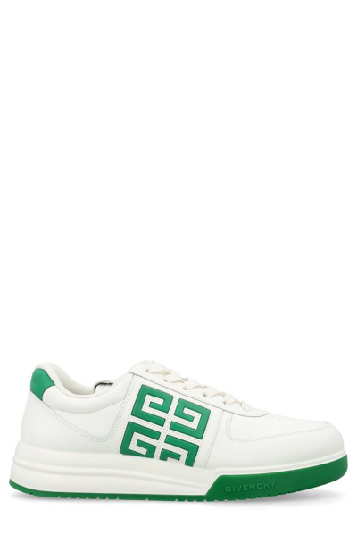 Shop Givenchy G4 Logo Detailed Low In Green