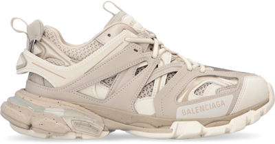 Shop Balenciaga Track Low-top Sneakers In Beige