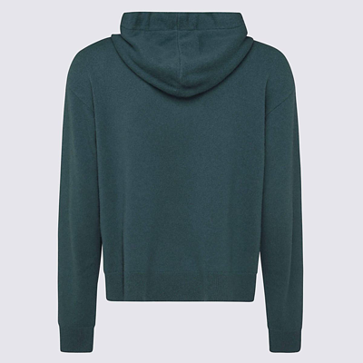 Shop Dsquared2 Blue Wool Sweatshirt In Nero