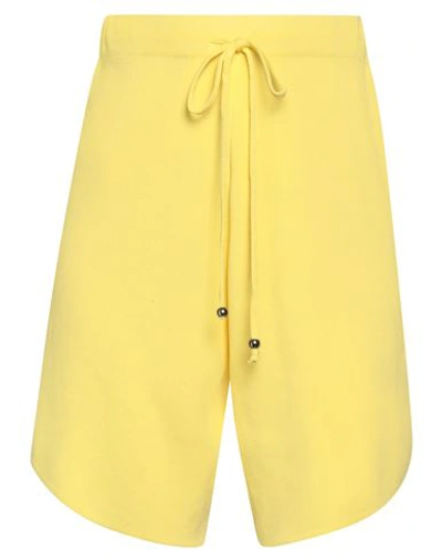 Le Civique Woman Shorts & Bermuda Shorts Yellow Size 1 Cotton, Viscose, Silk In Yellow