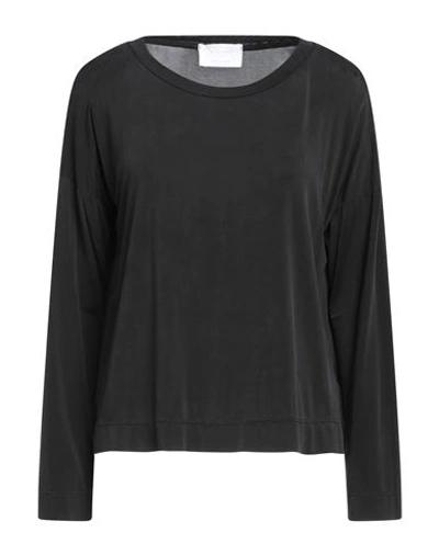Shop Daniele Fiesoli Woman T-shirt Black Size 2 Cupro, Elastane