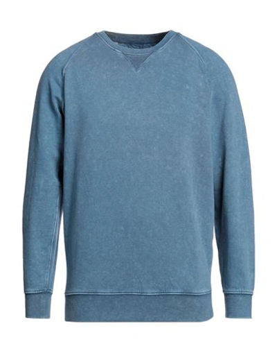 Shop R3d Wöôd Man Sweatshirt Light Blue Size M Polyester, Cotton