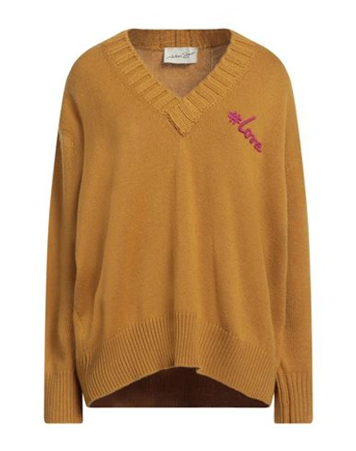 Shop Antonia Zander Woman Sweater Camel Size S Cashmere In Beige