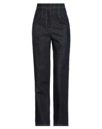 Shop Giorgio Armani Woman Jeans Blue Size 8 Cotton
