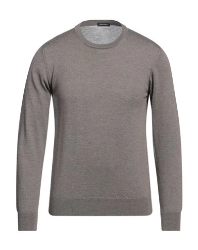 Shop Angelo Nardelli Man Sweater Dove Grey Size 46 Merino Wool