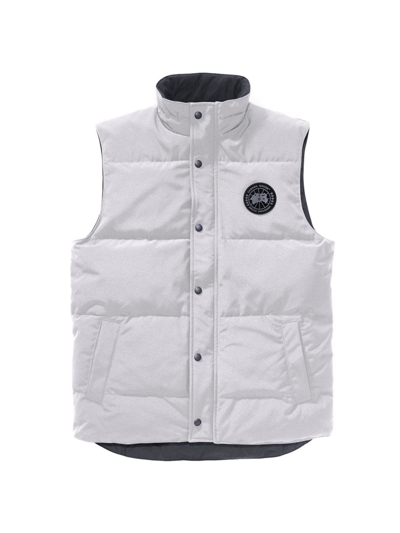 Shop Canada Goose Men's Garson Quilted Down Vest In North Star White