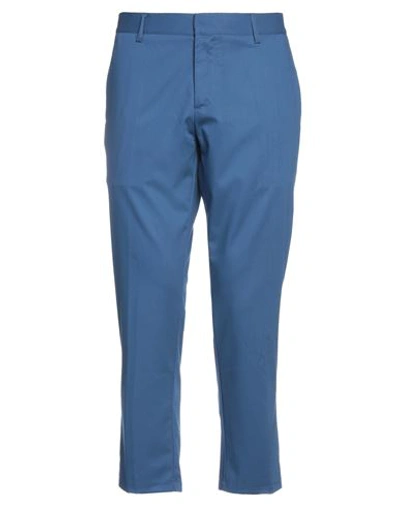 Shop Marsēm Man Pants Blue Size 36 Polyester, Viscose, Elastane