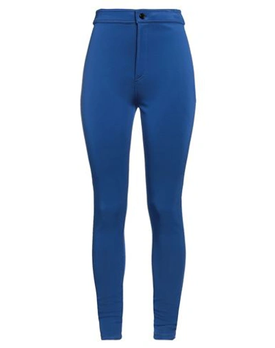 Shop Saint Laurent Woman Pants Blue Size 4 Viscose, Polyamide, Elastane