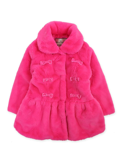 Shop Widgeon Baby Girl's & Little Girl's Princess Coat In Hot Pink Puff