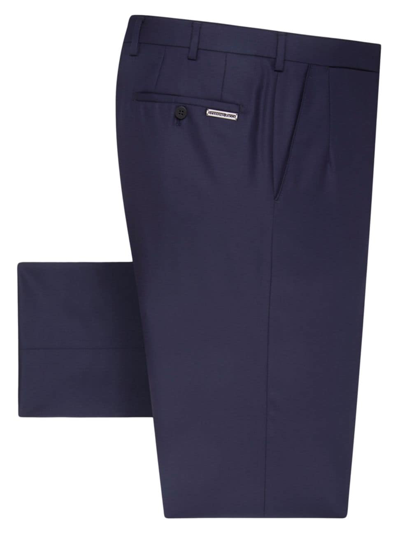 Shop Stefano Ricci Men's Trousers In Dark Blue