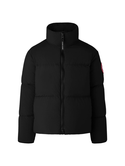 Shop Canada Goose Men's Lawrence Down Puffer Jacket In Black