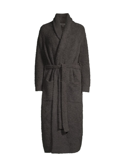 Shop Barefoot Dreams Women's Cozychic Solid Robe In Carbon