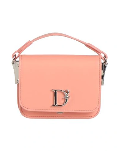 Shop Dsquared2 Woman Handbag Salmon Pink Size - Calfskin