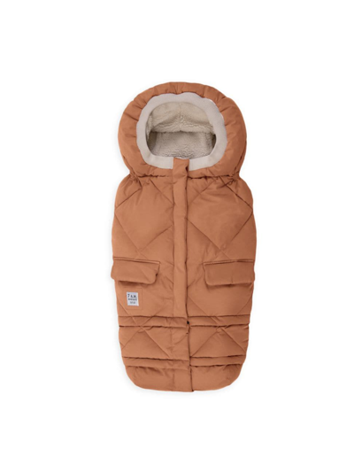 Shop 7am Baby's 212 Evolution Puffer Quilted Blanket In Spice Quil