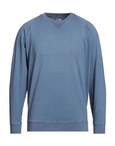 Shop R3d Wöôd Man Sweatshirt Pastel Blue Size Xxl Cotton