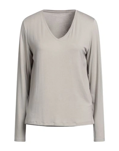MAJESTIC MAJESTIC FILATURES WOMAN T-SHIRT SAGE GREEN SIZE 1 VISCOSE, ELASTANE 