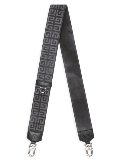 Shop Givenchy Women's Strap In 4g Lurex Embroidery In Black