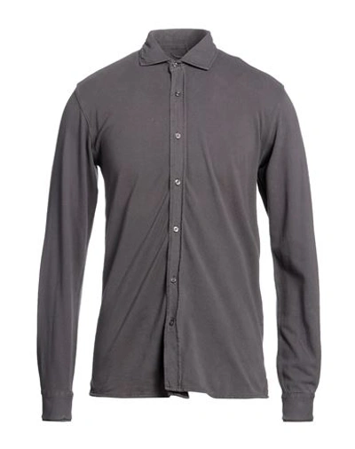 Shop R3d Wöôd Man Shirt Lead Size Xl Cotton In Grey