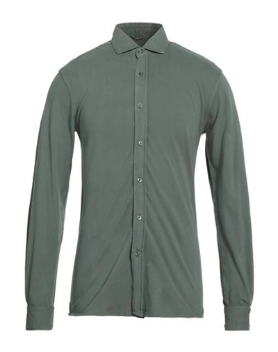 Shop R3d Wöôd Man Shirt Military Green Size Xl Cotton