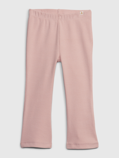 Shop Gap Toddler Mix And Match Rib Flare Leggings In Pink Standard