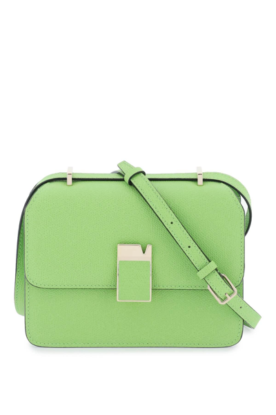 Shop Valextra 'nolo' Small Crossbody Bag In Green