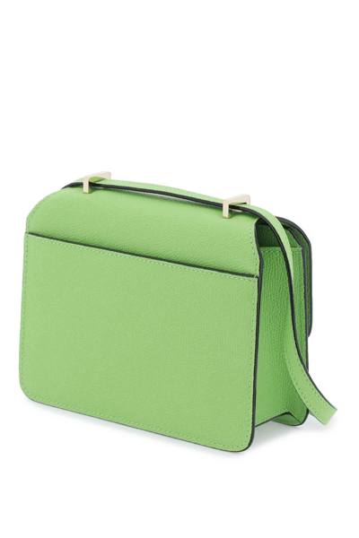 Shop Valextra 'nolo' Small Crossbody Bag In Green