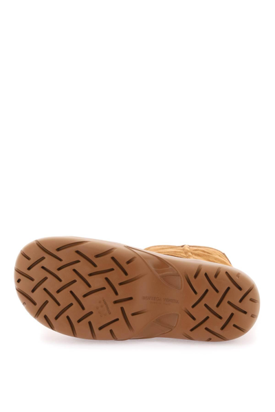 Shop Bottega Veneta Snap Ankle Boots In Brown