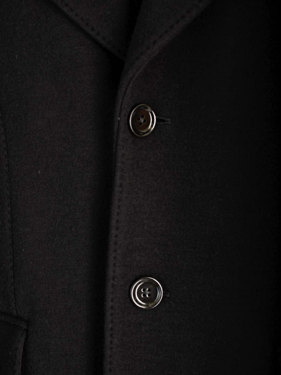 Shop Dolce & Gabbana Deconstructed Single-breasted Coat In Black