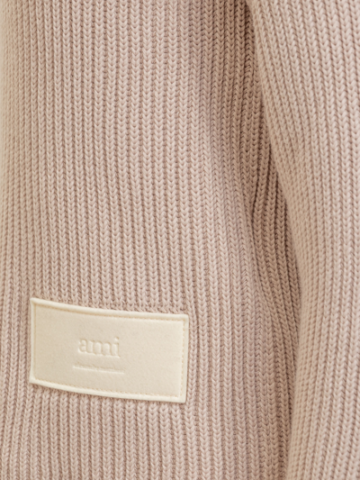 Shop Ami Alexandre Mattiussi Crewneck Sweater In Rosa Cipria