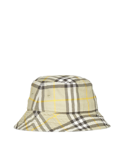 Shop Burberry Hat In Hunter