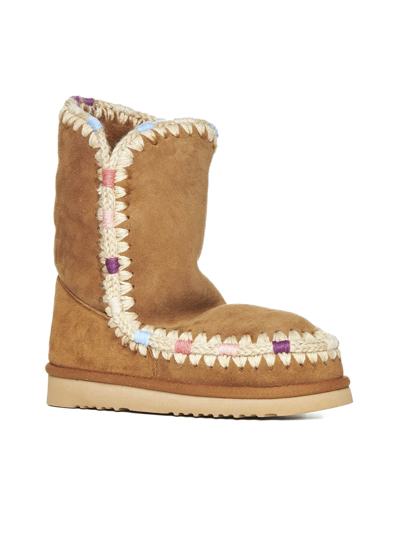 Shop Mou Boots In Cognac