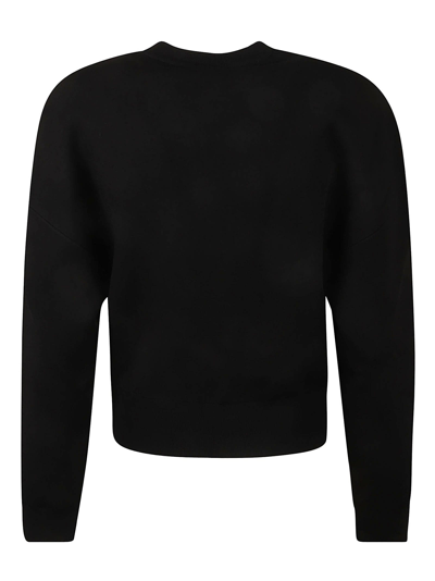 Shop Alexander Mcqueen Printed Sweater In Black/red