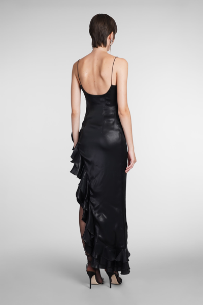 Shop Alessandra Rich Dress In Black Acetate
