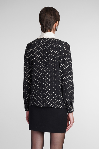 Shop Alessandra Rich Shirt In Black Silk