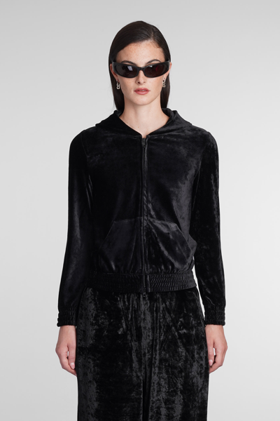 Shop Balenciaga Sweatshirt In Black Viscose