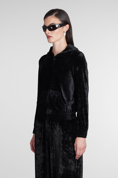 Shop Balenciaga Sweatshirt In Black Viscose