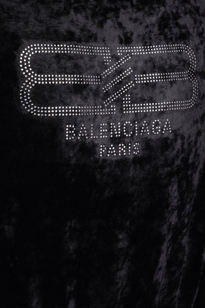 Shop Balenciaga Sweatshirt In Black Viscose