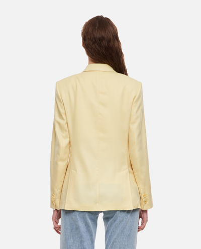 Max Mara Victor Blazer Jacket In Yellow