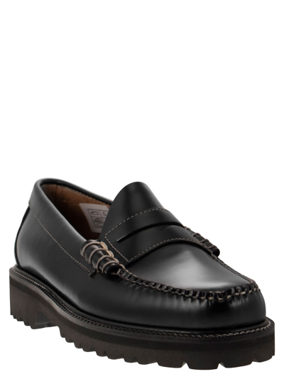 Shop G.h.bass &amp; Co. Weejun - Leather Moccasins In Black
